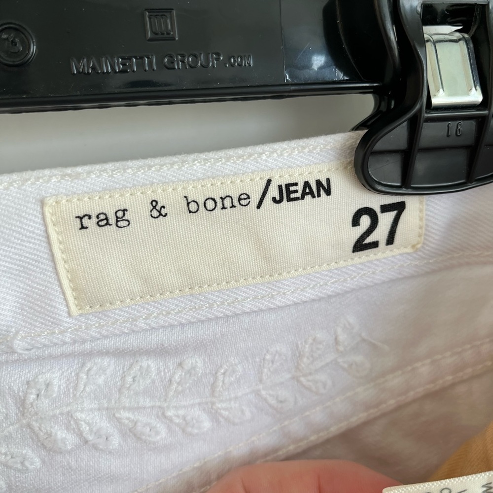 Rag & Bone White Embroidered Justine Shorts - various sizes - Picture 11 of 12